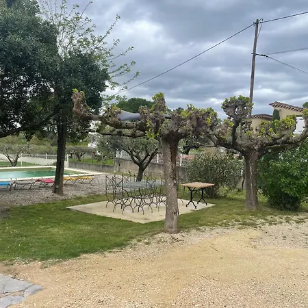 Dans Le Gard Situee Entre Nimes, Ales Et Uzes Avec Piscine Et Jacuzzi ヴィラ