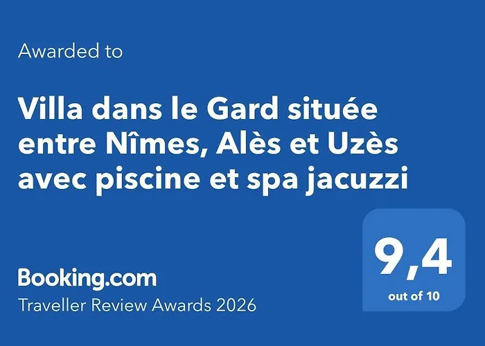 Dans Le Gard Situee Entre Nimes, Ales Et Uzes Avec Piscine Et Jacuzzi Villa